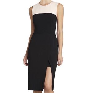 𝅺BCBGMAXAZRIA Tina Colorblock Sheath Dress 8